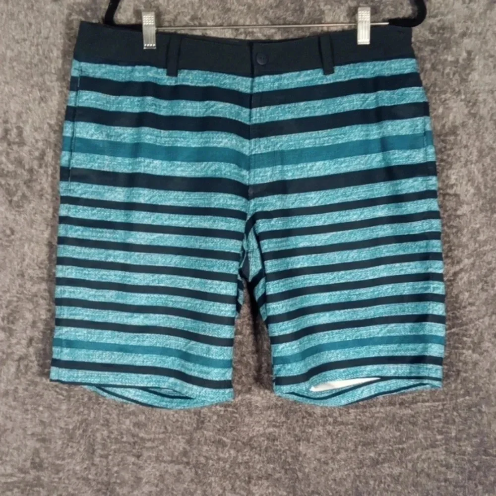 The North Face men's blue Striped drawstrings Boardshorts size 36